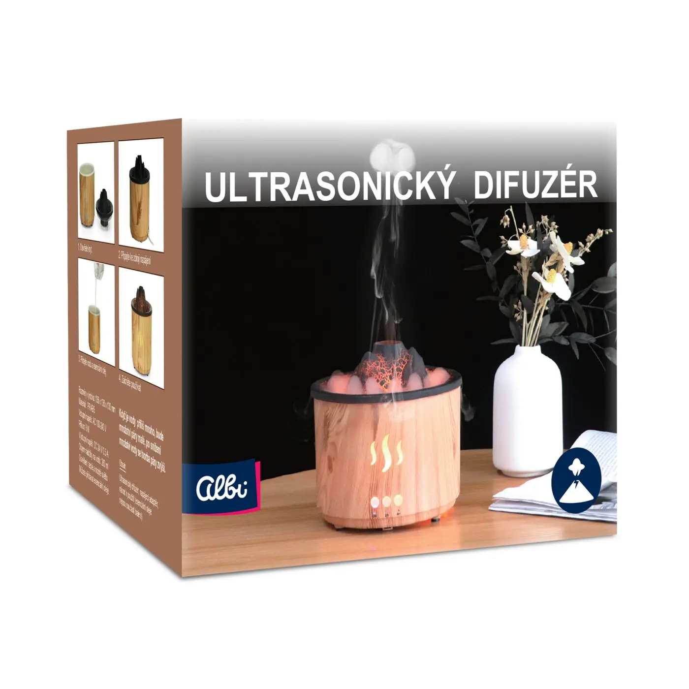 Ultrasonický difuzér - Sopka - Albi