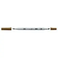 Tombow Oboustranný štětcový lihový fix ABT PRO - dark ochre