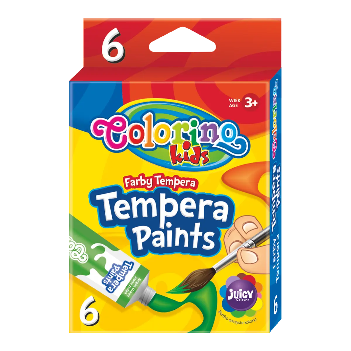 Colorino temperové barvy, tuba, 12 ml, 6 barev