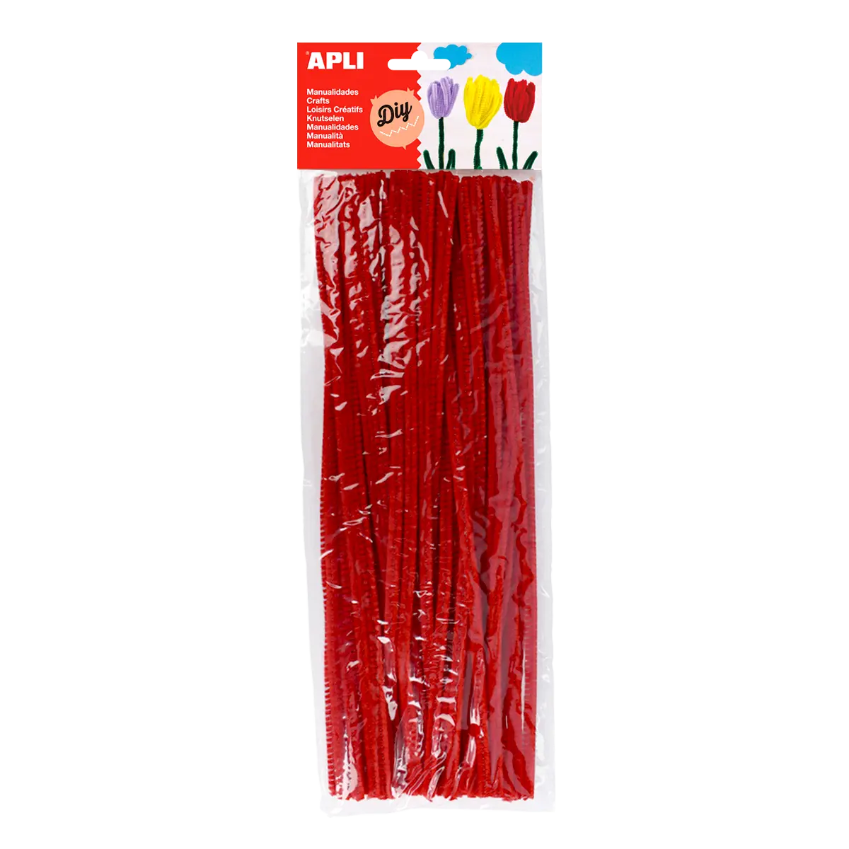 APLI modelovací drátky 30 cm - červené 50 ks