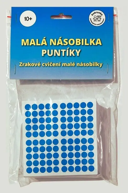 Malá násobilka Puntíky - Zrakové cvičení malé násobilky - Dobruška Hanousková