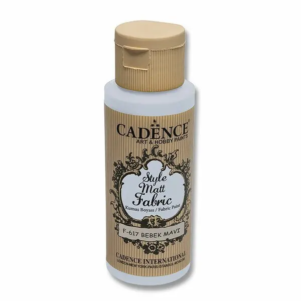 Barva na textil Cadence Style Matt Fabric, 59 ml - baby blue, sv. modrá