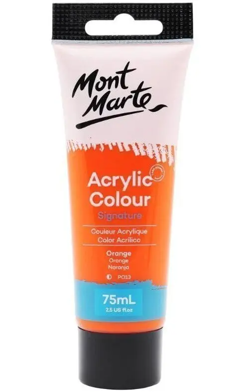 Akrylová barva Mont Marte 75 ml - oranžová