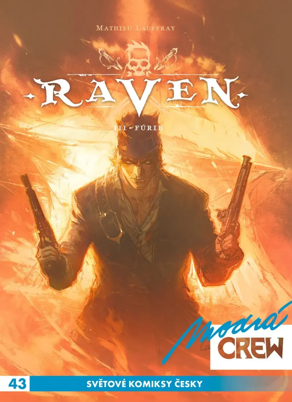 Modrá CREW 43 - Raven 3