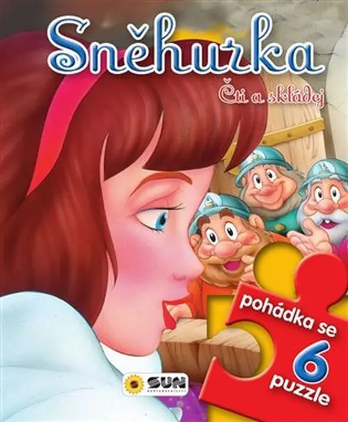 Sněhurka čti a skládej - Pohádkové čtení s puzzle - kolektiv autorů