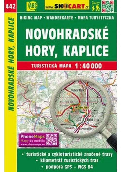 Novohradské Hory, Kaplice 1:40 000