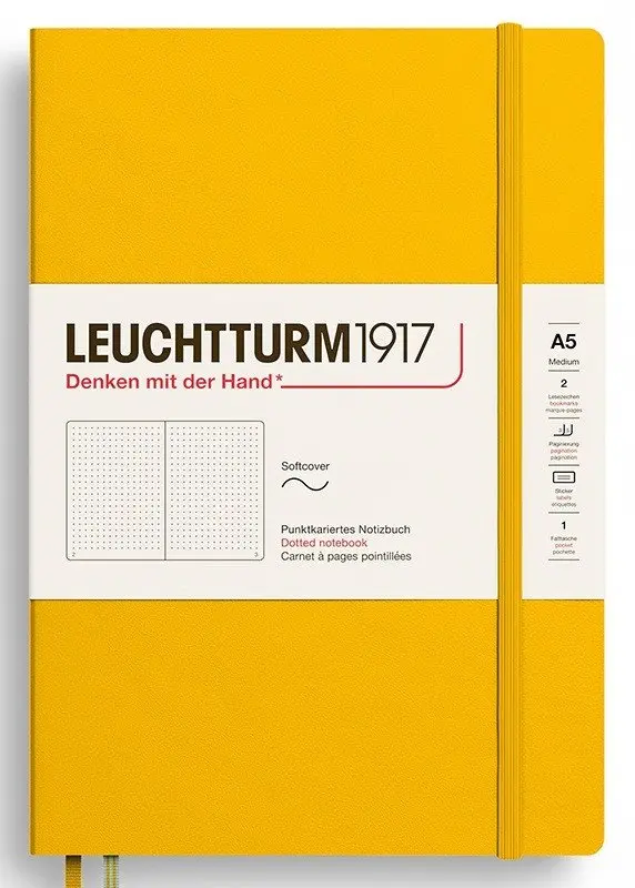 Zápisník Sunflower Softcover Medium (A5) tečkovaný