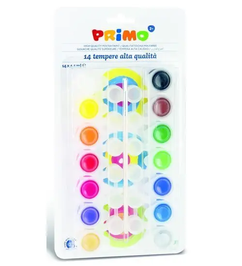 PRIMO Temperové barvy 14 x 4,5 ml
