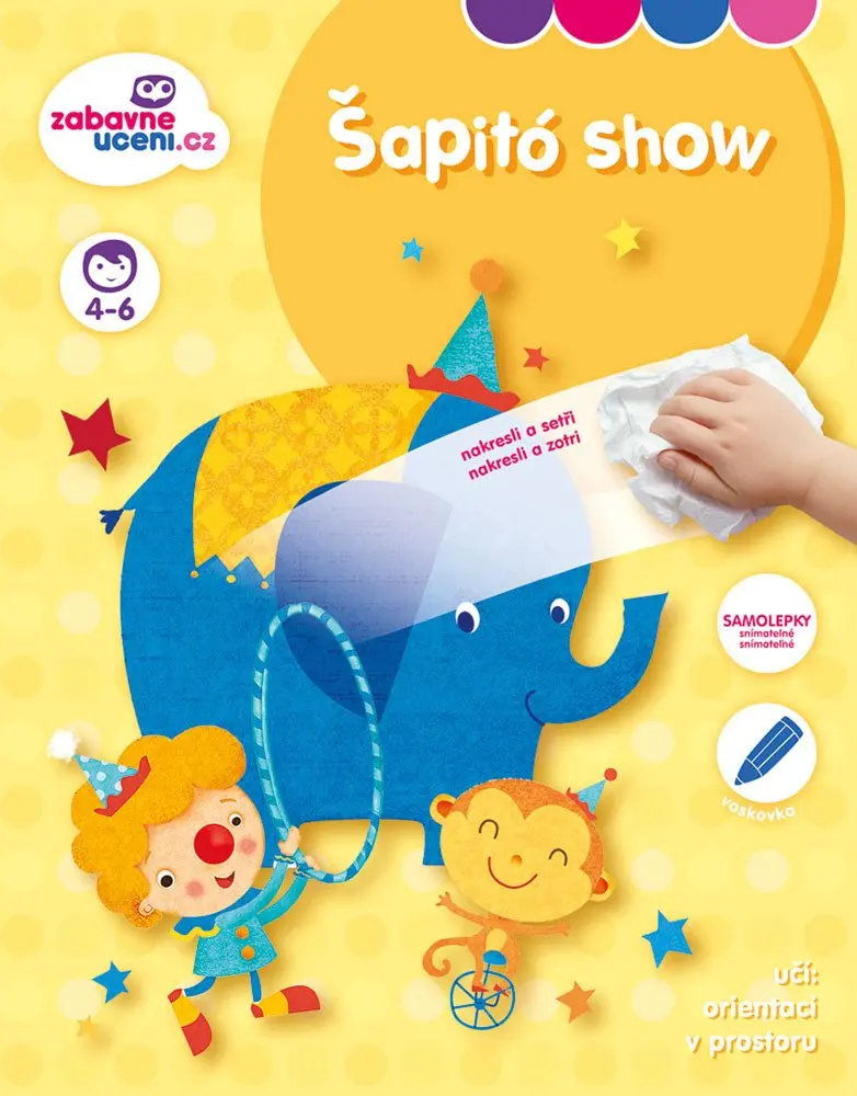 Stíratelný/Samolepky - Šapitó show