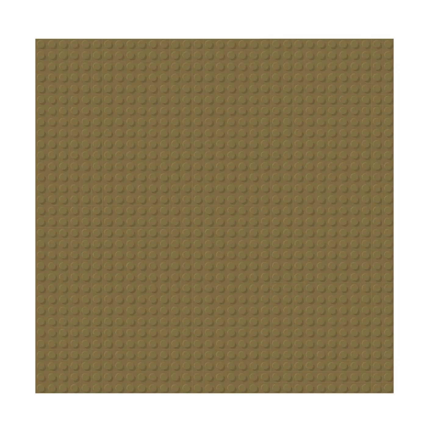 BRIXIES Plus 225.022 Základní podložka na stavění - tmavě hnědá 25,5 x 25,5 cm