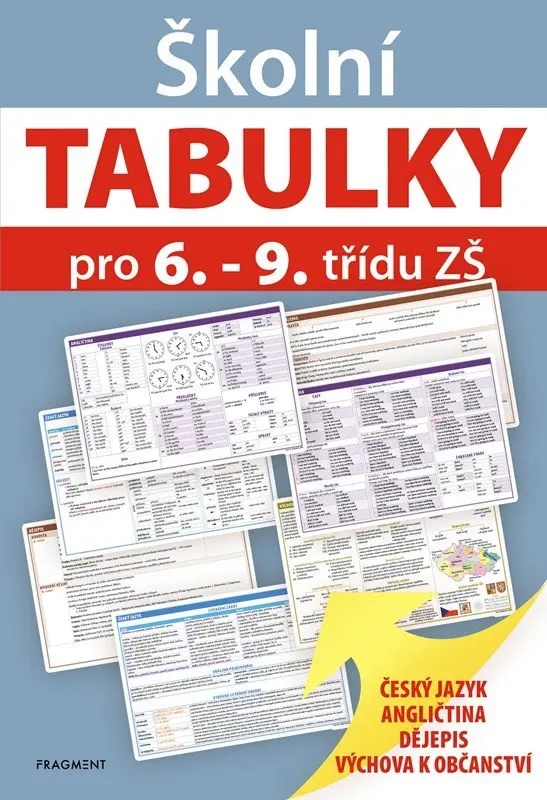 Školní TABULKY pro 6.-9. třídu ZŠ (humanitní předměty) - kolektiv autorů