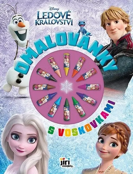 JIRI MODELS a.s. Omalovánky s voskovkami Ledové království