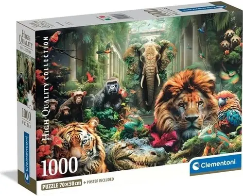 Cle puzzle 1000 compact mystic jungle 39987