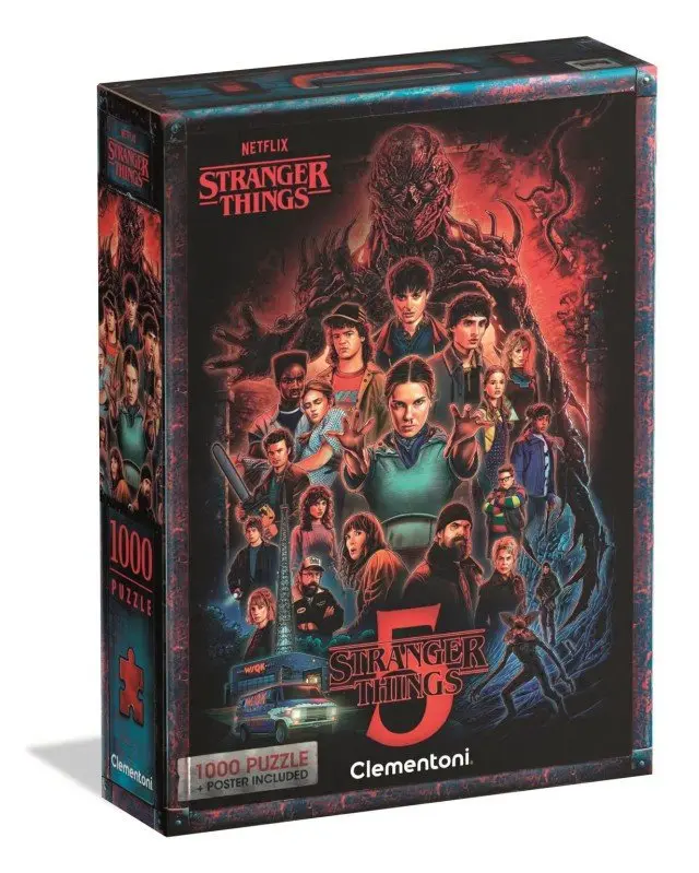 Clementoni - Puzzle 1000 Stranger Things 5