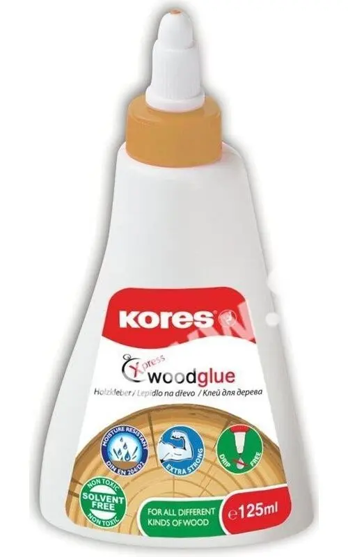 Lepidlo bílé na dřevo Wood Glue 125 ml, rychlouzávěr