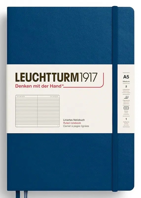 Zápisník Indigo Hardcover Medium (A5) linkovaný