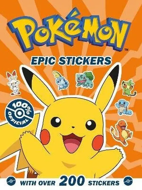Pokemon Epic stickers - kolektiv autorů