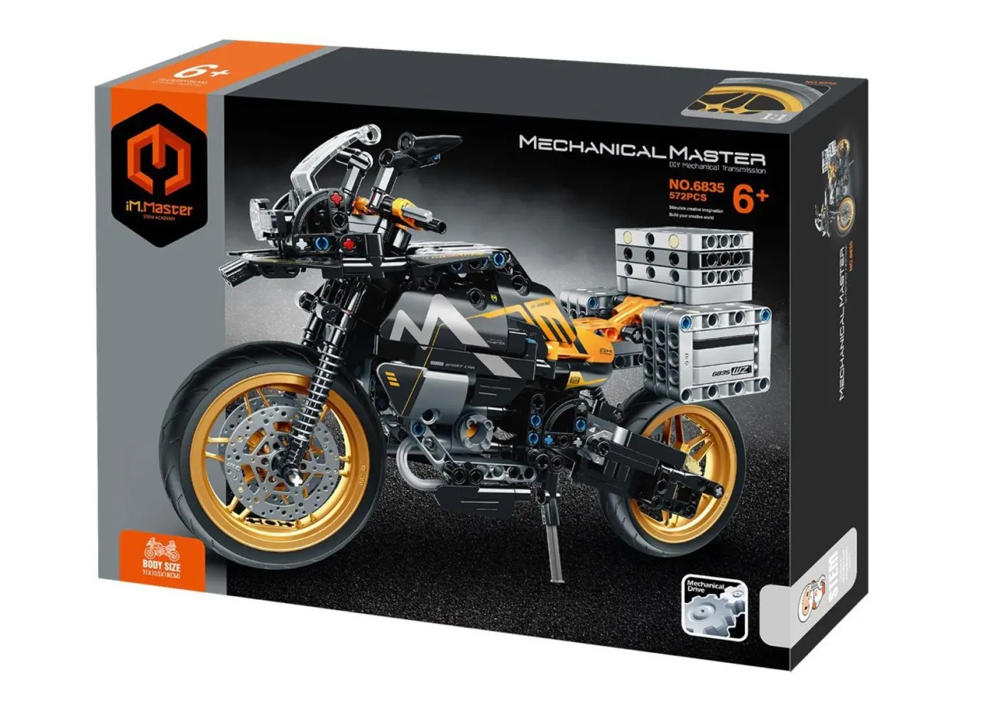 Stavebnice motorka 572 dílků