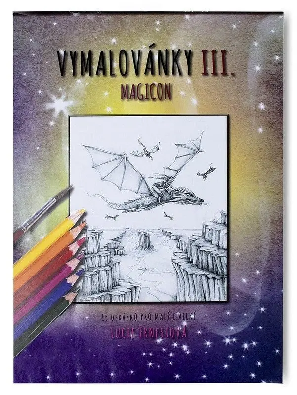 Vymalovánky 3.díl s lepenou horní vazbou A4, 16 listů
