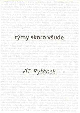 Rýmy skoro všude - Vít Ryšánek