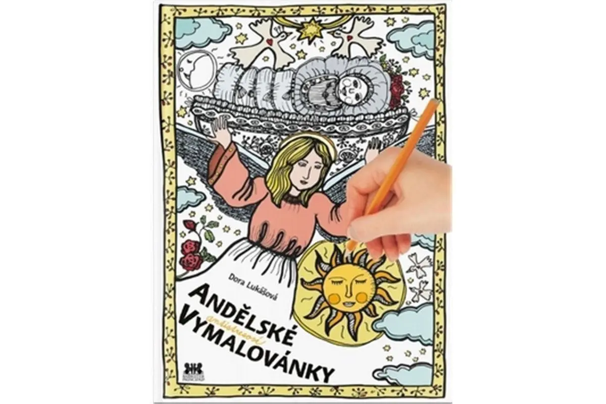 Andělské antistresové vymalovánky - Dora Lukášová