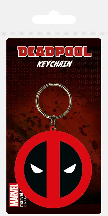 Klíčenka gumová, Deadpool logo - Pyramid