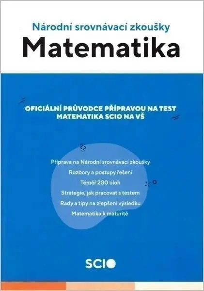 Cvičebnice Matematika Scio - Národní srovnávací zkoušky