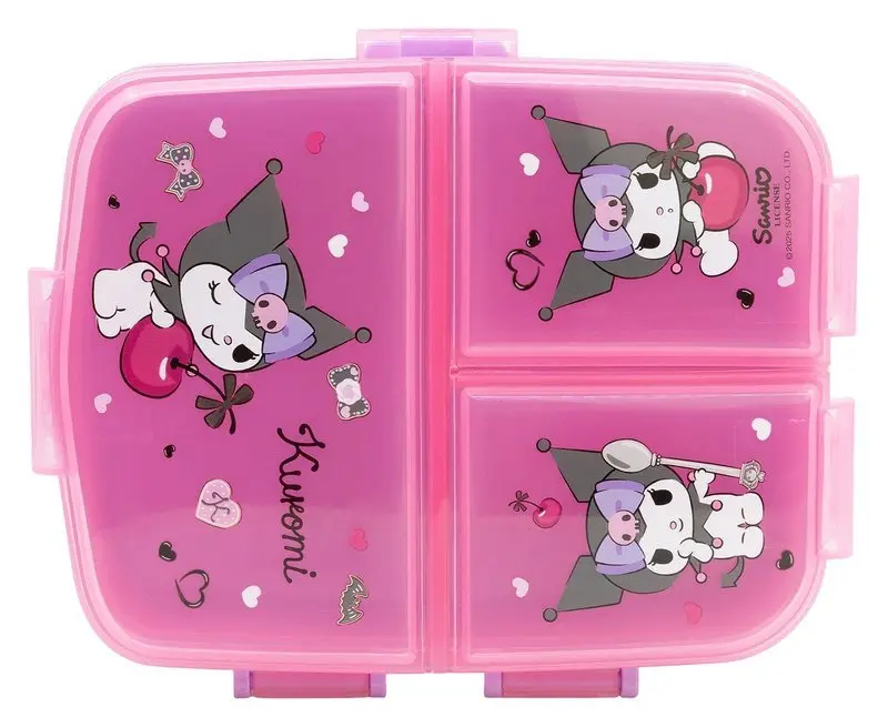 Kuromi Svačinový box s přihrádkami 550 ml
