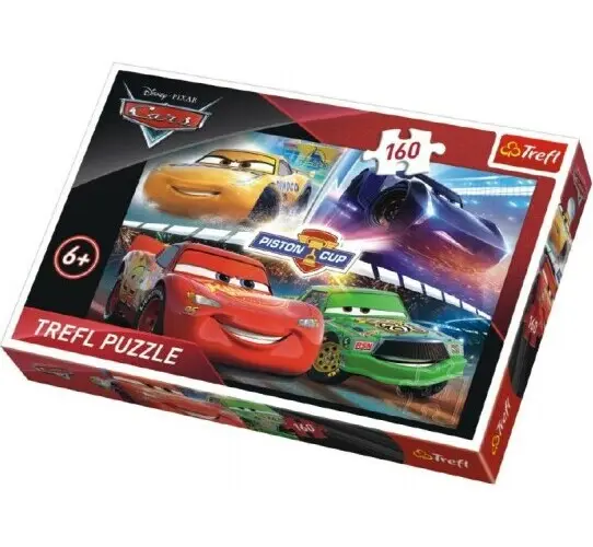 Trefl Puzzle Auta 3 - Výhra v závodě / 160 dílků