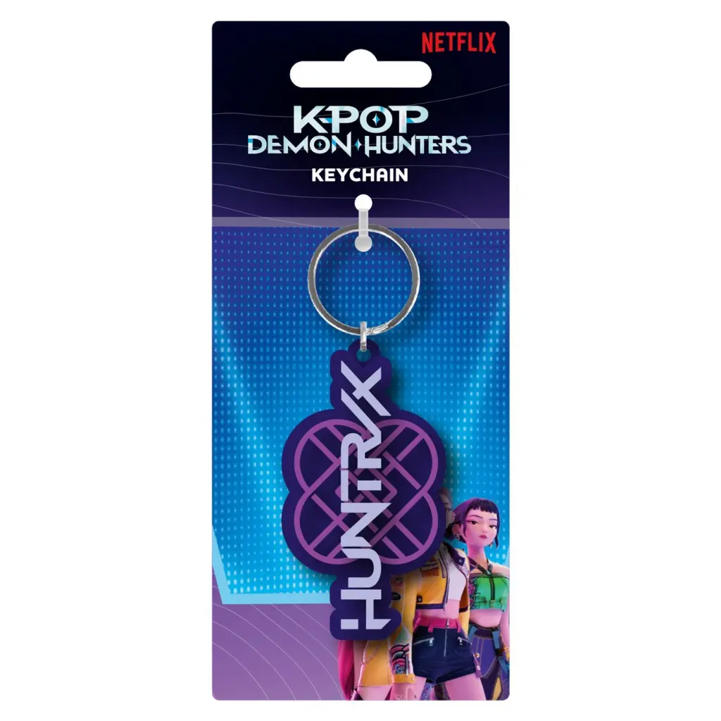 Gumová klíčenka K-pop Demon Hunters - Logo Huntrix - Pyramid