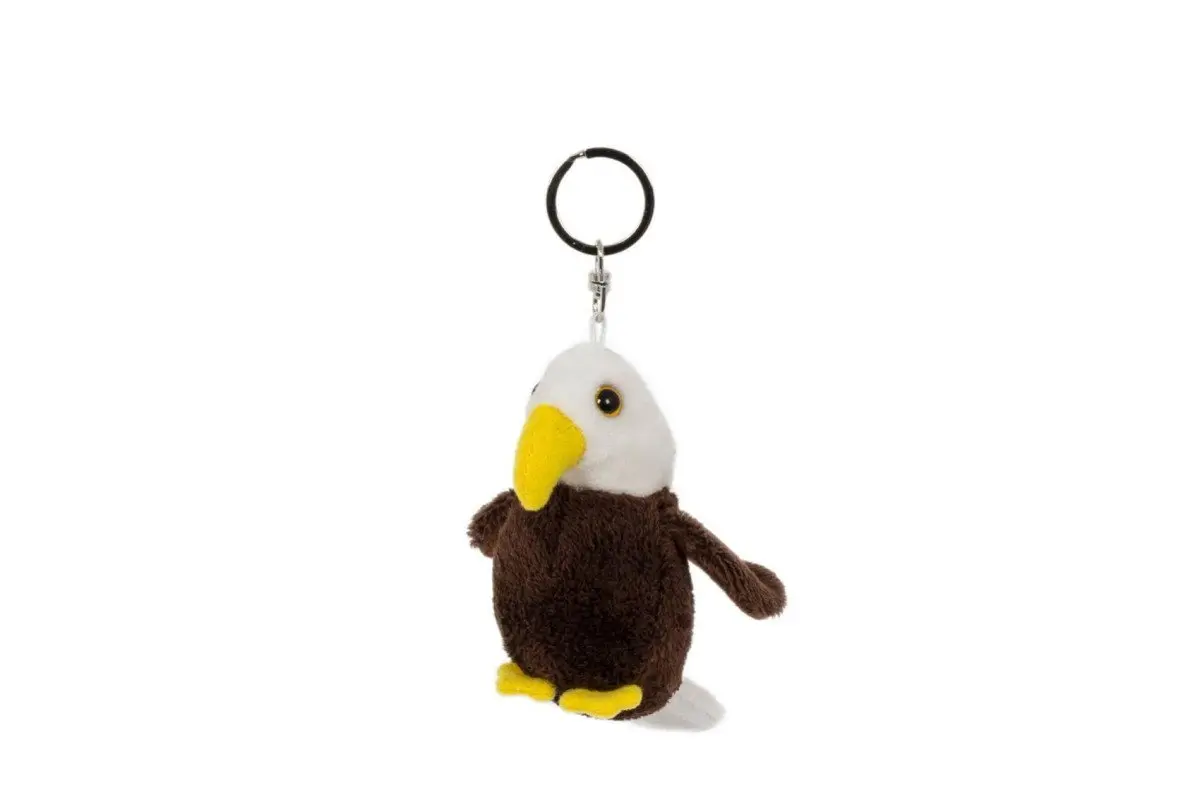 Teddies Přívěsek na klíče orel plyš 9x6xm