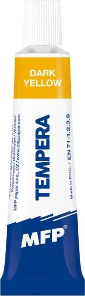 temperové barvy 12ml žlutá tmavá