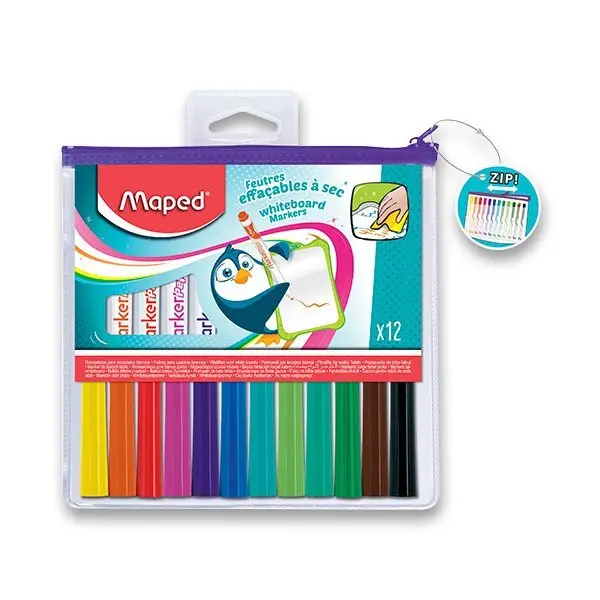MAPED Popisovače na bílé tabule WB Fun Colours 12 ks 135084