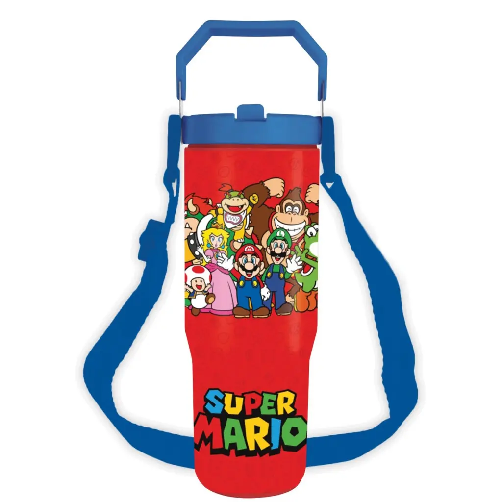 Supermario cestovní hrnek s popruhem - Pyramid