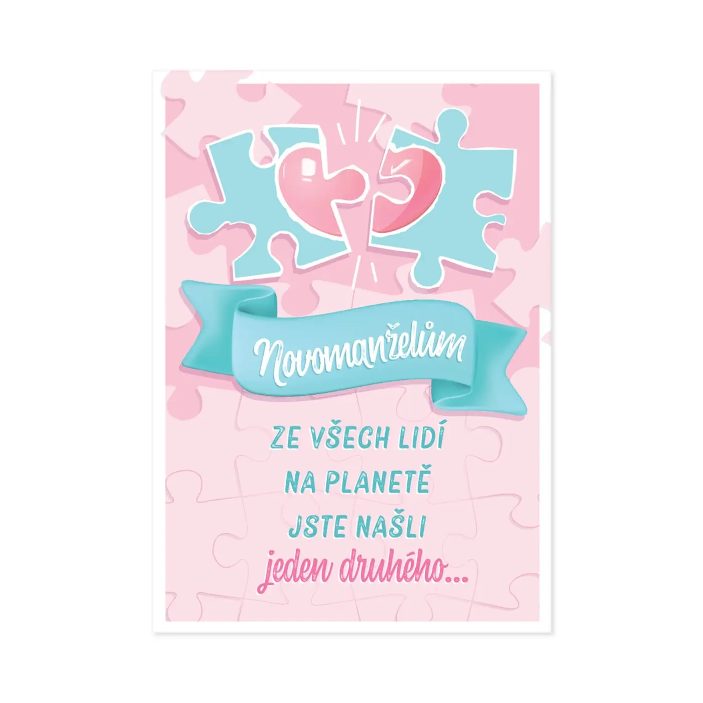 Svatební hrací přání - Puzzle - Albi