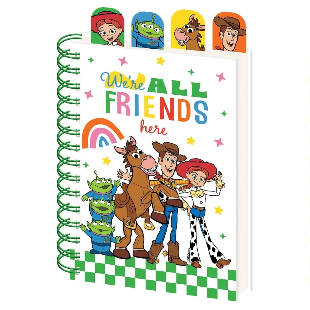 Toy Story kroužkový blok A5 se záložkami DPL10