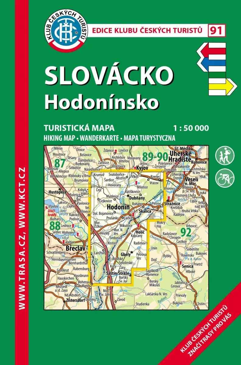 KČT 91 Slovácko, Hodonínsko 1:50 000 / turistická mapa