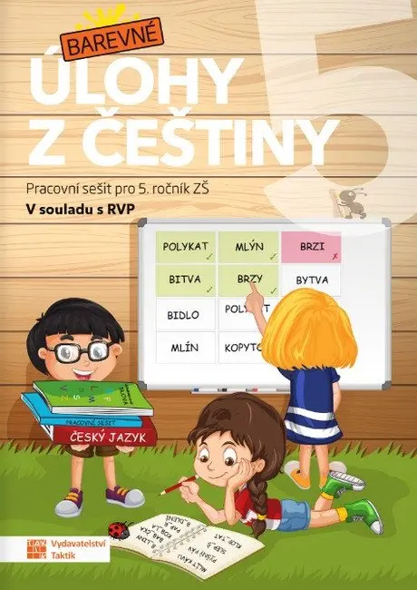 Barevné úlohy z češtiny pro 5. ročník - Jana Olžbutová