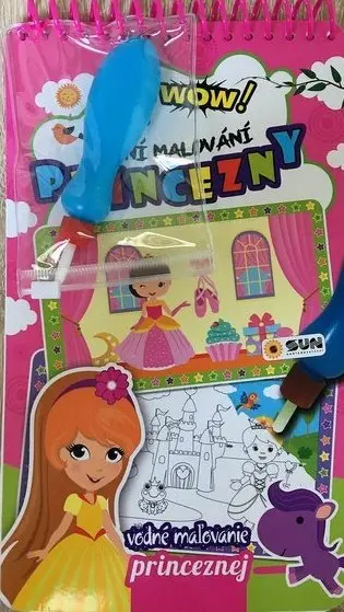 SUN Wow - vodní malování Princezny