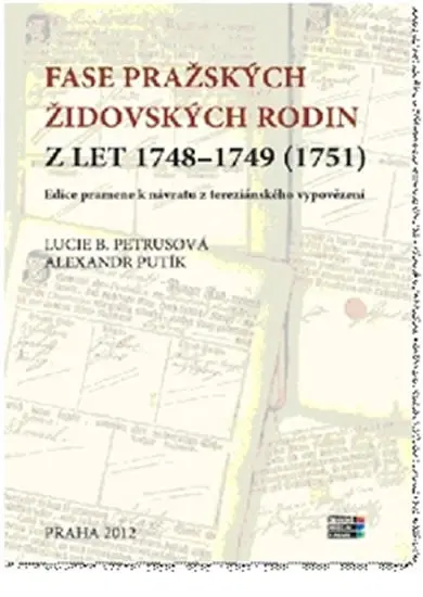 Fase pražských židovských rodin z let 1748 – 1749 (1751) - Alexandr Putík