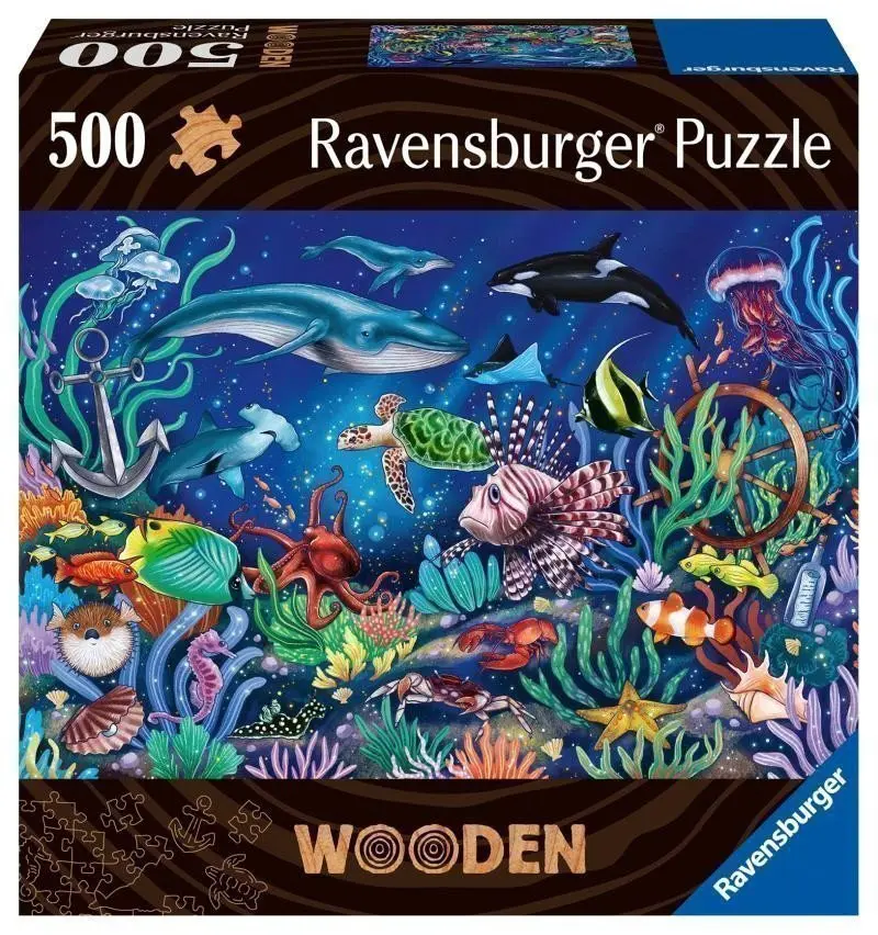 Puzzle Podmořský svět 500 dílků (dřevěné)