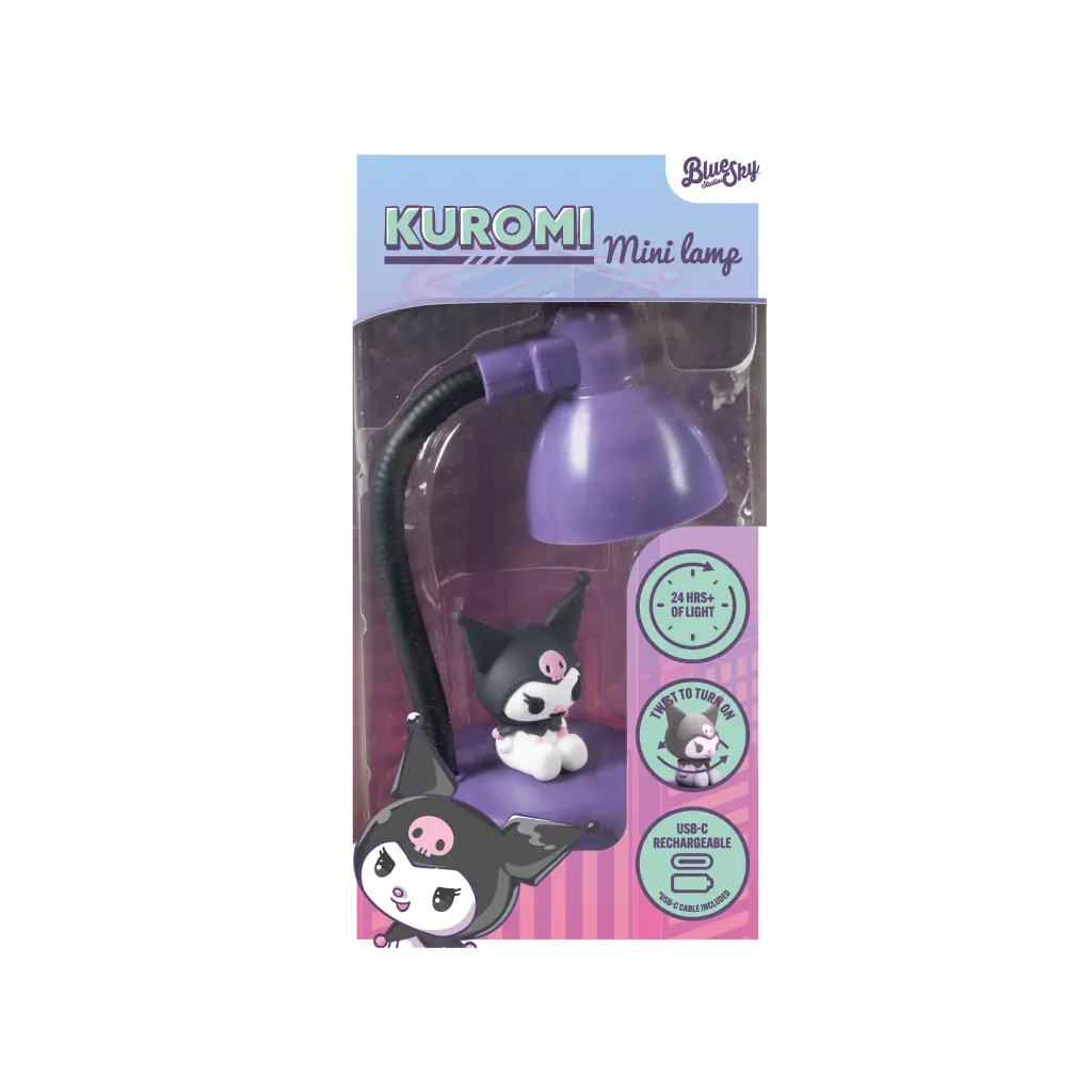Mini lampička USB Kuromi - Bluesky