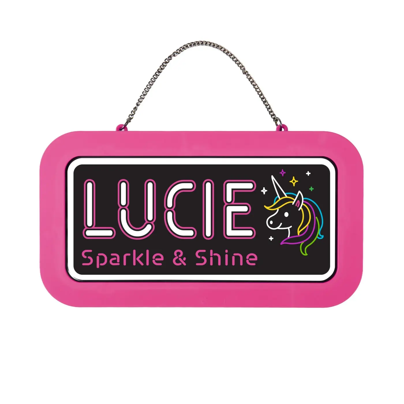 Neonová cedulka se jménem - Lucie - Albi
