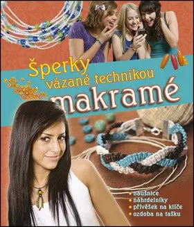 Šperky vázané technikou makramé - náušn
