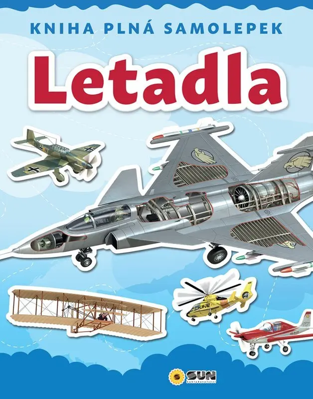Kniha plná samolepek - Letadla