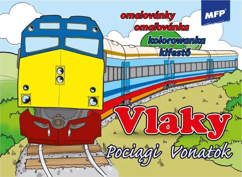Omalovánky MFP Vlaky
