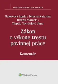 Zákon o výkone trestu povinnej práce -  Marcela Tittlová