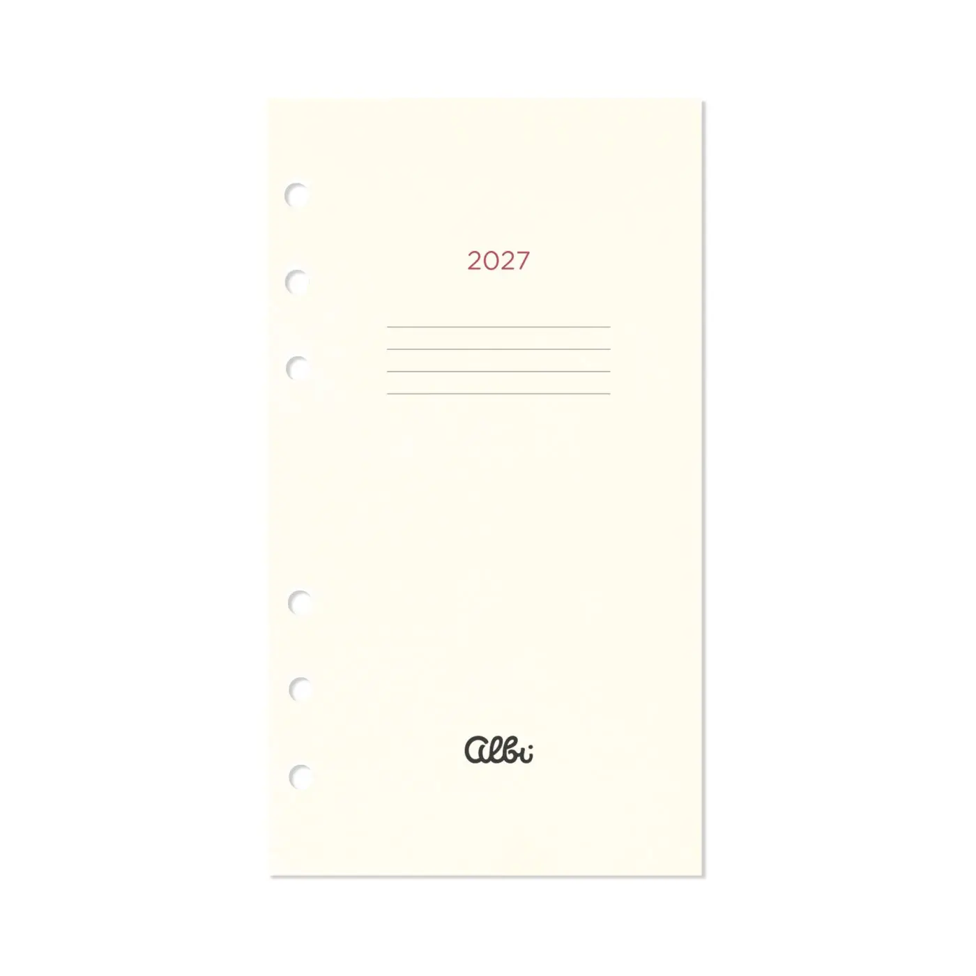 Náplň do plánovacího diáře na rok 2027 - Albi