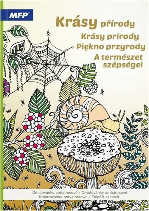 Omalovánky antistresové Krásy přírody