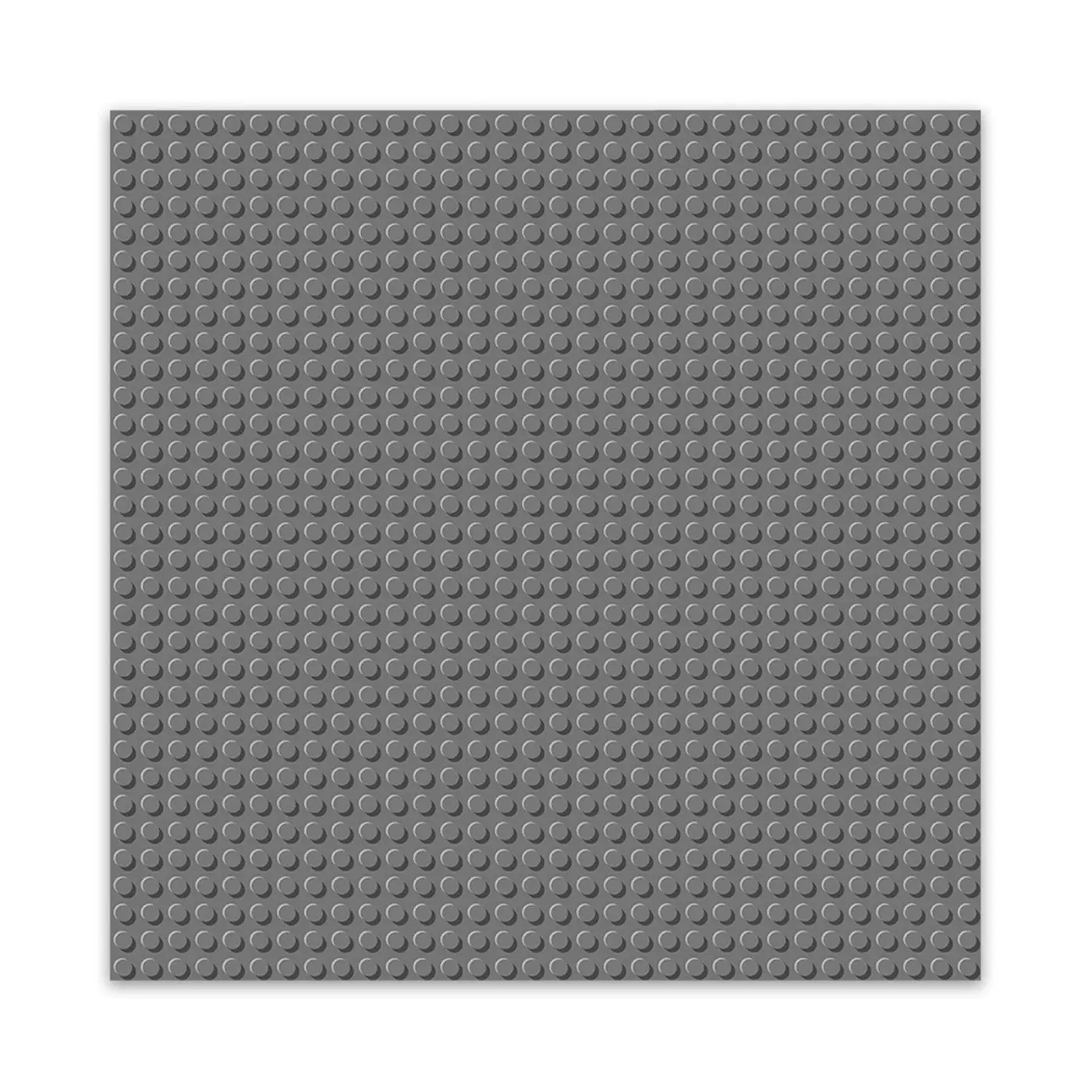 BRIXIES Plus 225.011 Základní podložka na stavění - tmavě šedá 25,5 x 25,5 cm